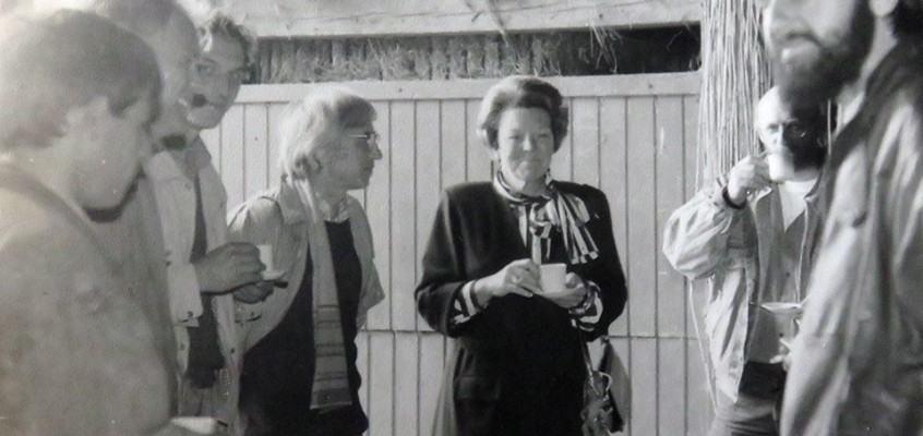 1991 Rencontre avec la reine du Pays-Bas Beatrix, Symposium et exposition à Dordrecht