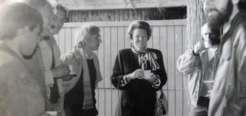 1991 Rencontre avec la reine du Pays-Bas Beatrix, Symposium et exposition à Dordrecht