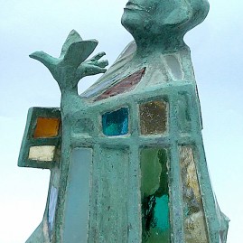 The man with bird